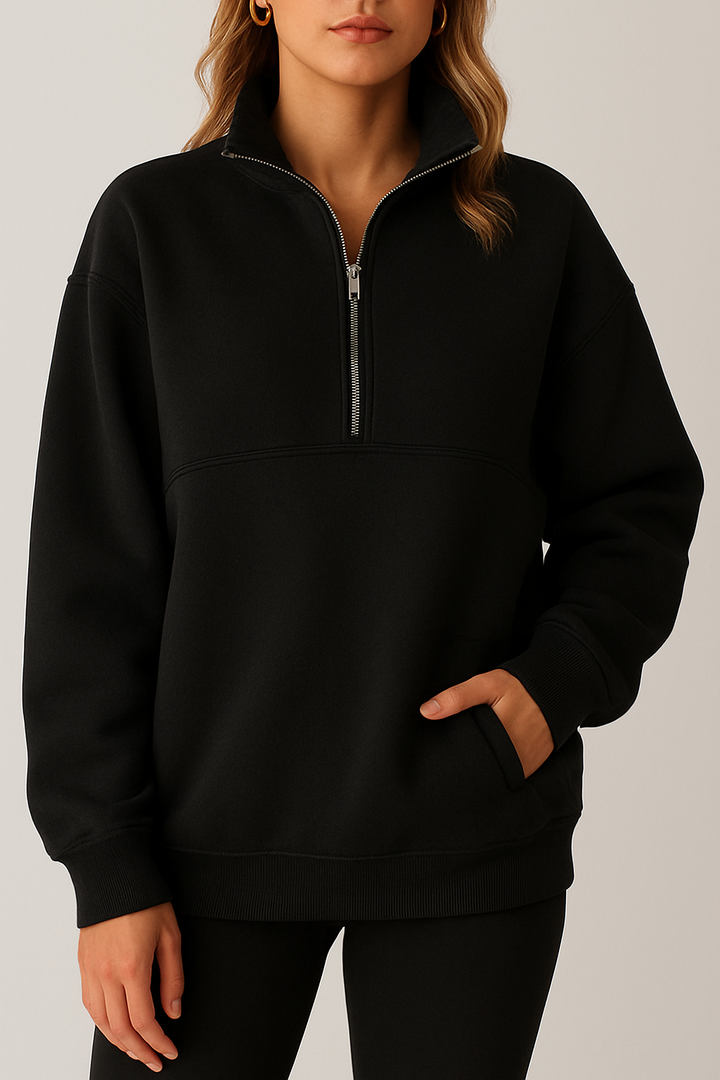 Chloe - Effortless Warmth Quarter-Zip Pullover