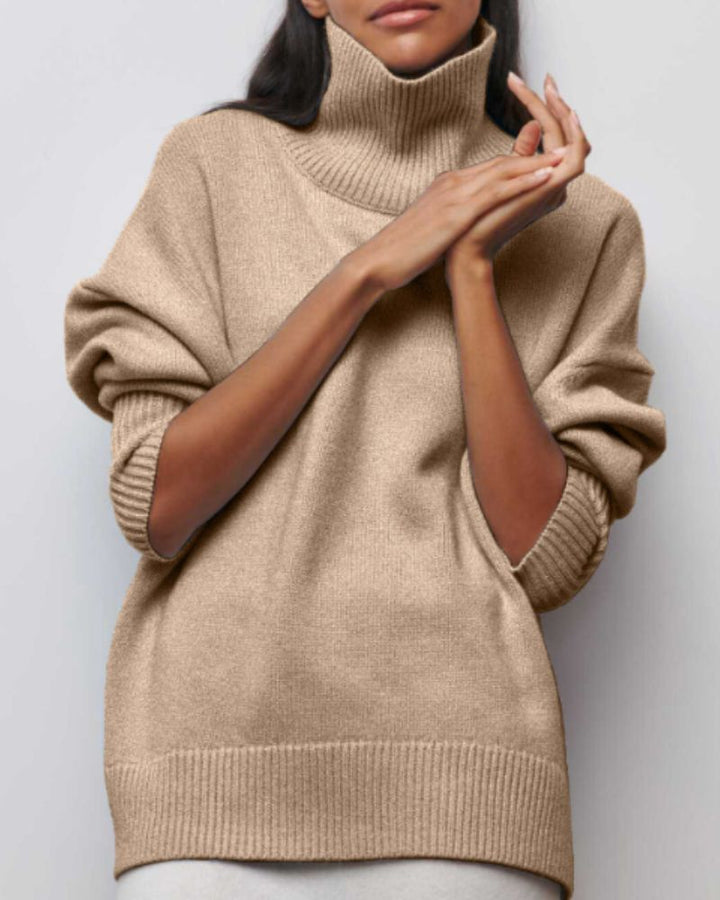 Vienna – Luxe Knit Turtleneck Sweater For a Lovely Soft Feel