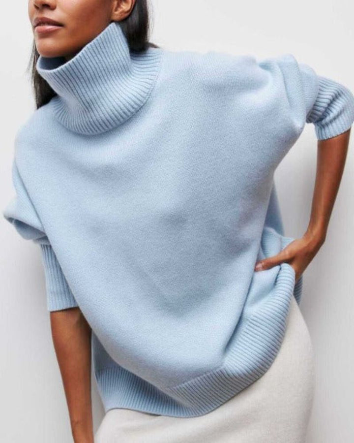 Vienna – Luxe Knit Turtleneck Sweater For a Lovely Soft Feel