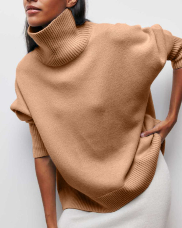 Vienna – Luxe Knit Turtleneck Sweater For a Lovely Soft Feel