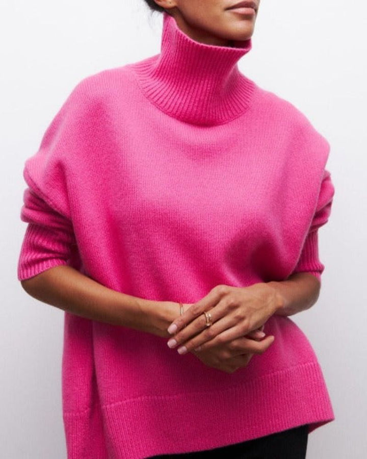 Vienna – Luxe Knit Turtleneck Sweater For a Lovely Soft Feel