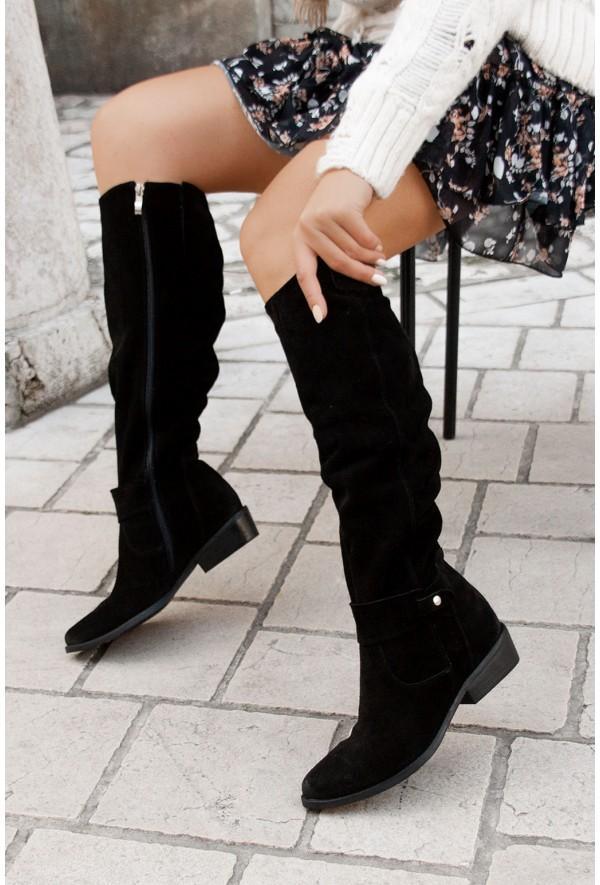 Lina – Slouch Knee-High Boots for Cozy, Effortless Style