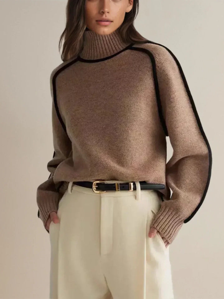 Aisha – Elegant Turtleneck Sweater for Effortless Sophistication