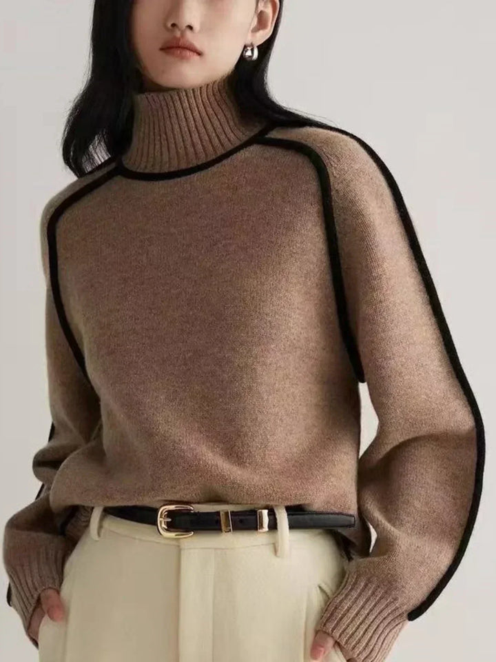 Aisha – Elegant Turtleneck Sweater for Effortless Sophistication