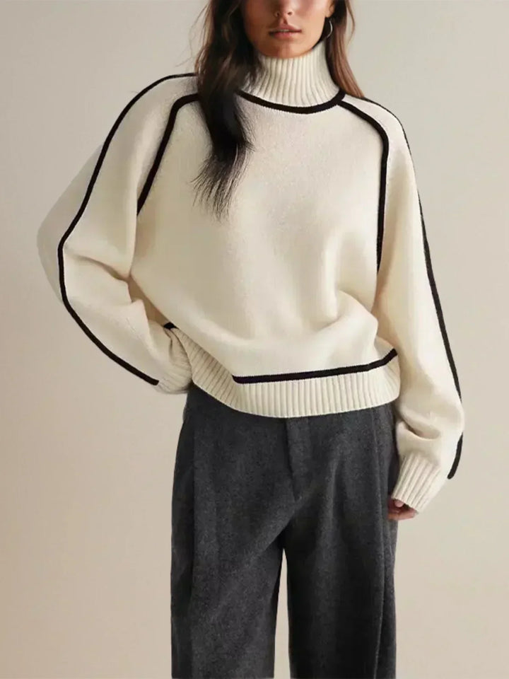 Aisha – Elegant Turtleneck Sweater for Effortless Sophistication