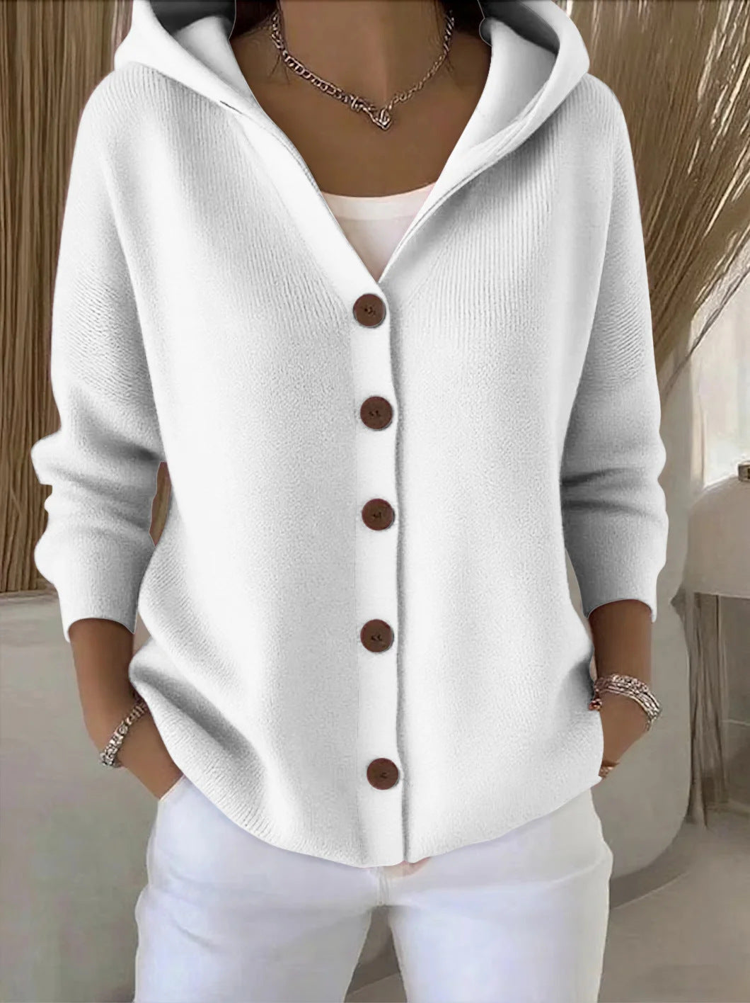 ZOÉ - SOFT HOODED CARDIGAN FOR EFFORTLESS EVERYDAY EASE
