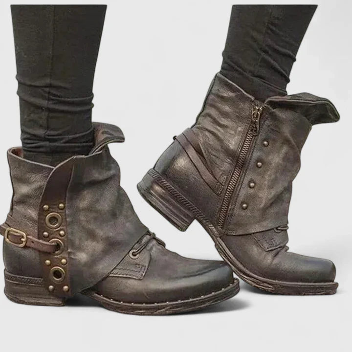Mayzheen - Bold Comfort Orthopedic Boots for Effortless Edge
