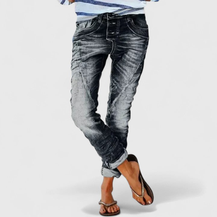 Willow - Relaxed Denim Pants for Effortless Style