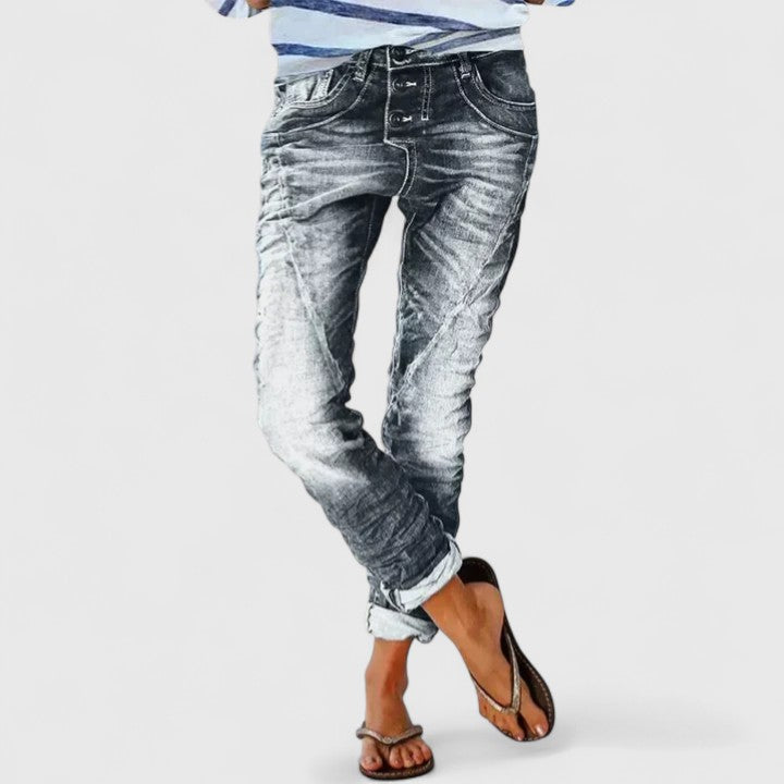 Willow - Relaxed Denim Pants for Effortless Style