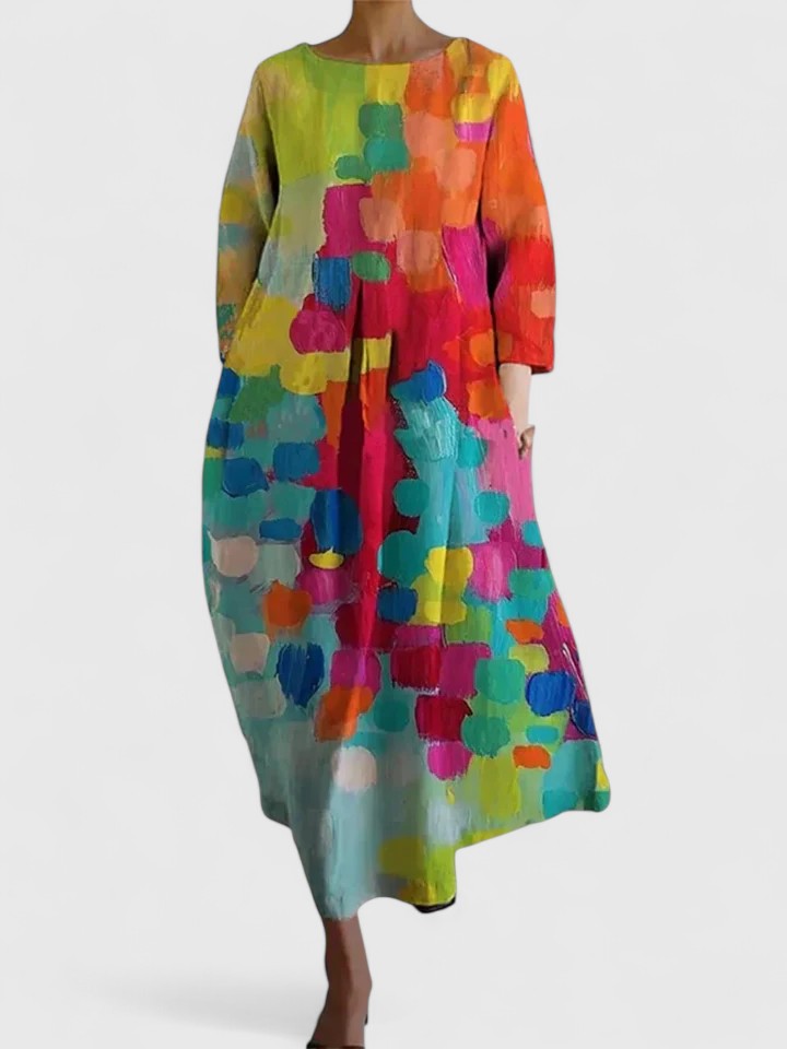 Rachel – Stylish Midi Dress for Effortless Elegance
