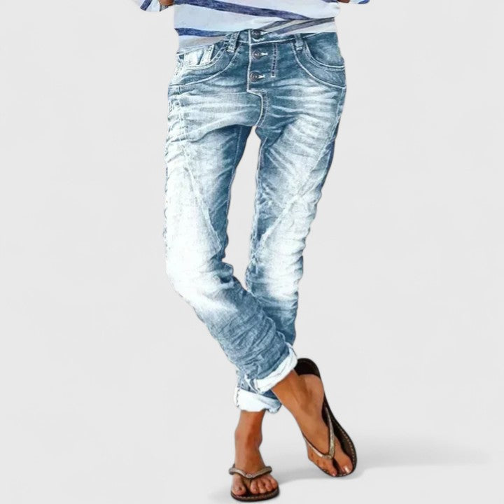 Willow - Relaxed Denim Pants for Effortless Style