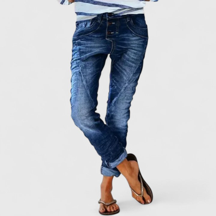 Willow - Relaxed Denim Pants for Effortless Style