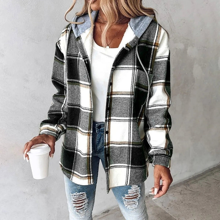 Daniela - Cozy Plaid Jacket for Effortless Everyday Warmth