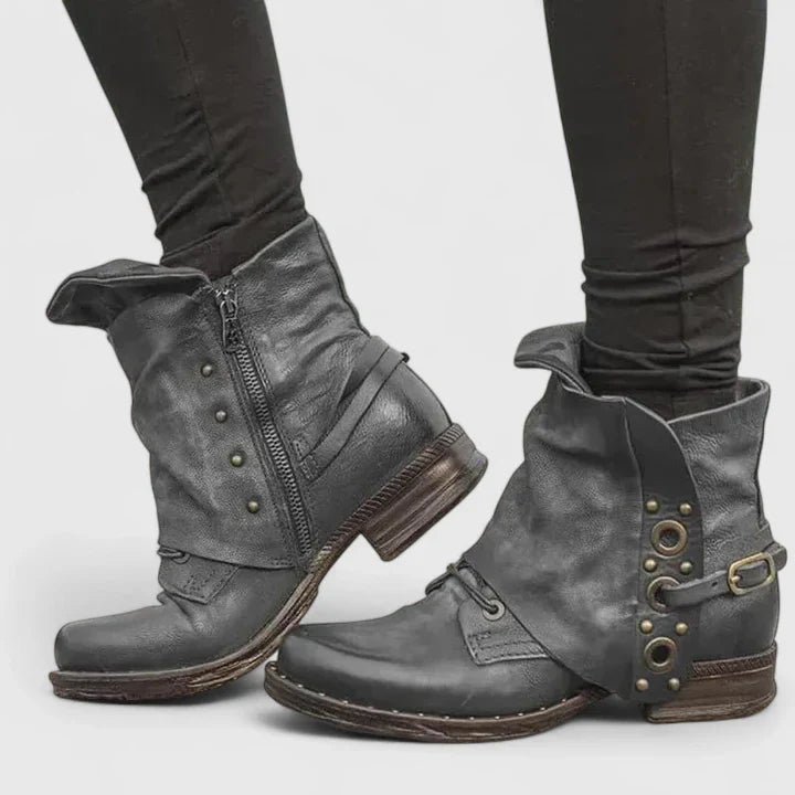 Mayzheen - Bold Comfort Orthopedic Boots for Effortless Edge