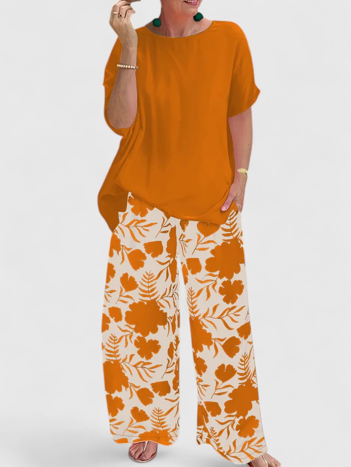 Laura - Floral Wide-Leg Pants for Effortless Comfort