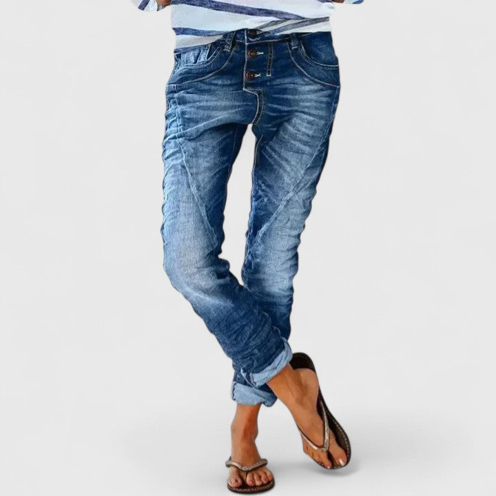 Willow - Relaxed Denim Pants for Effortless Style