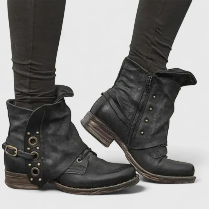 Mayzheen - Bold Comfort Orthopedic Boots for Effortless Edge
