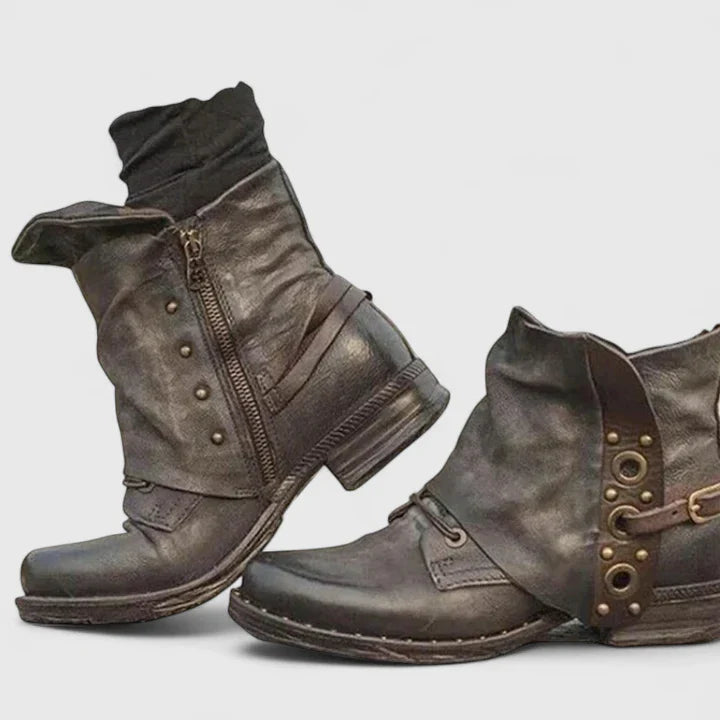 Mayzheen - Bold Comfort Orthopedic Boots for Effortless Edge