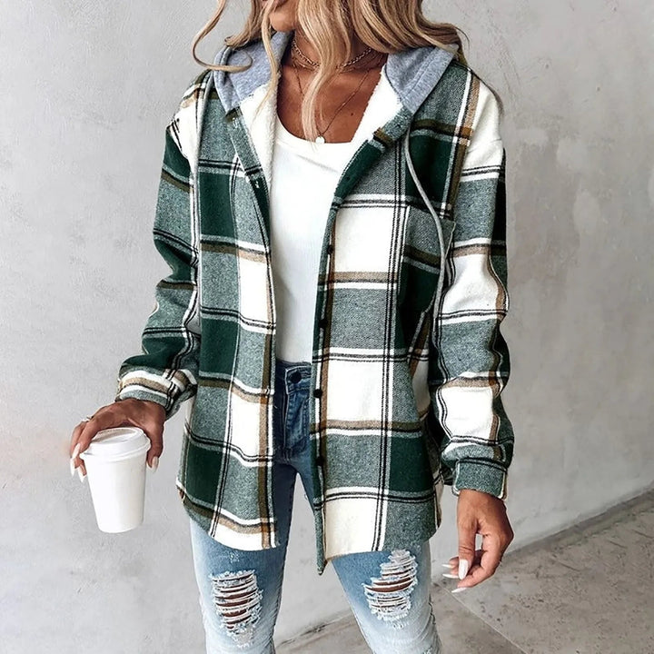 Daniela - Cozy Plaid Jacket for Effortless Everyday Warmth