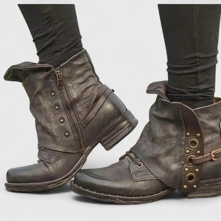 Mayzheen - Bold Comfort Orthopedic Boots for Effortless Edge