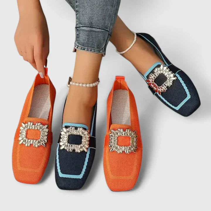 Piper – Orthopaedic Loafers with Sparkle & All-Day Ease