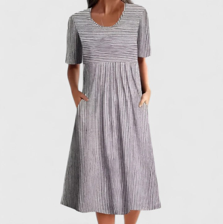 Caroline – Comfortable Midi Dress for Effortless Everyday Style