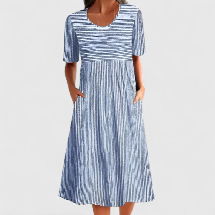 Caroline – Comfortable Midi Dress for Effortless Everyday Style