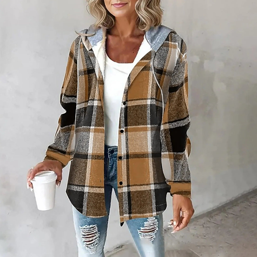 Daniela - Cozy Plaid Jacket for Effortless Everyday Warmth
