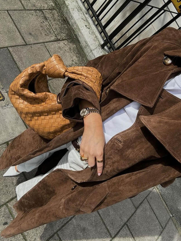 Énora - Long Trench Coat for Timeless Sophistication