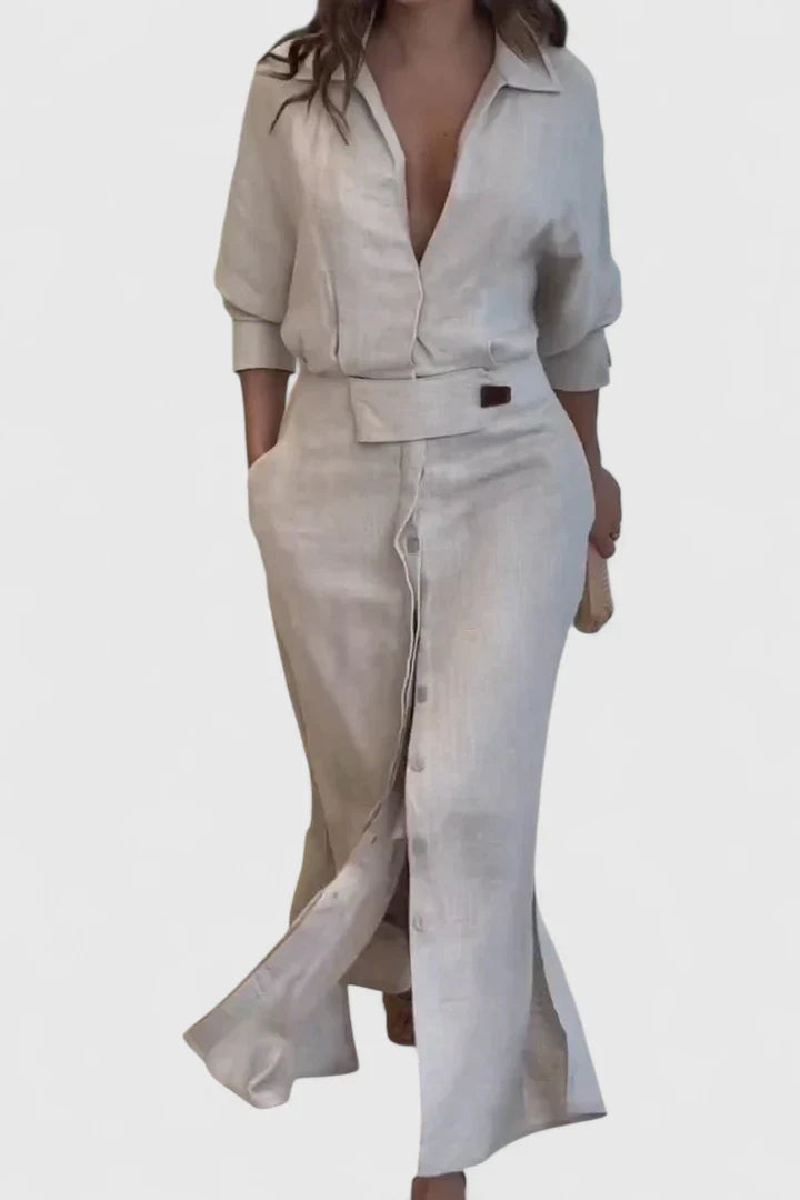 Ava– Elegant Maxi Dress for Effortless Summer Sophistication