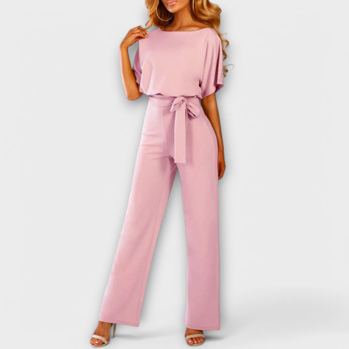 Riley - Grace Tie Jumpsuit for Effortless Elegance and Confidence