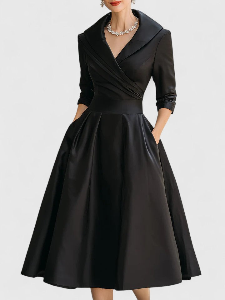 Josephine – Elegant Midi Dress for Timeless Sophistication