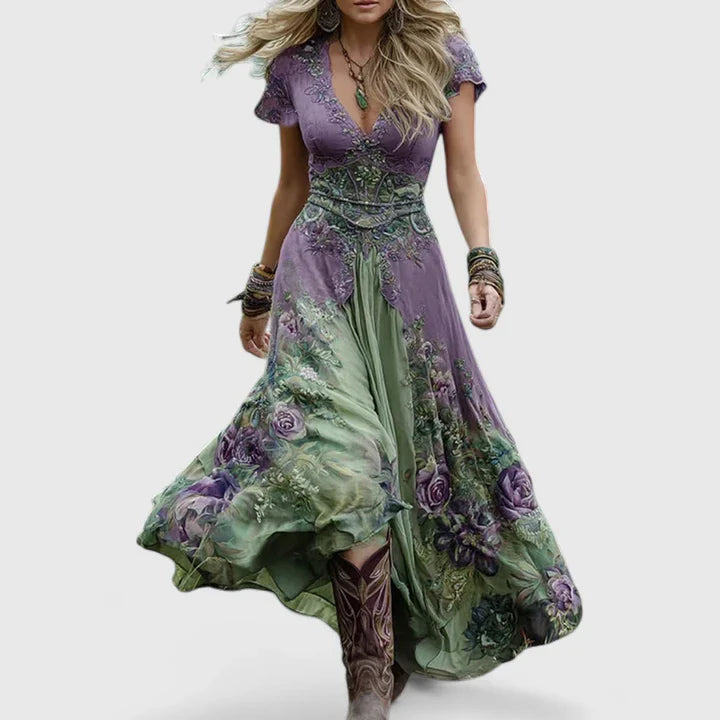 Ellie – Elegant Maxi Dress for Bohemian Grace