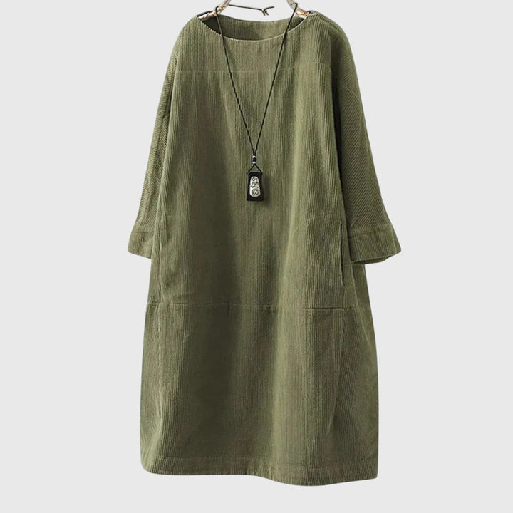 Beatrice – Relaxed Midi Dress for Timeless Everyday Elegance