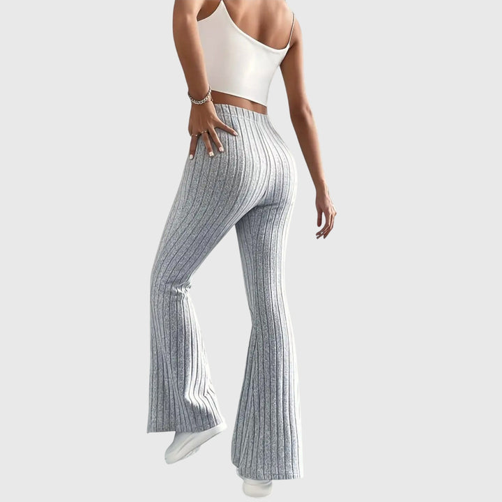 Rachel - Ribbed Flare Pants for Effortless Confidence