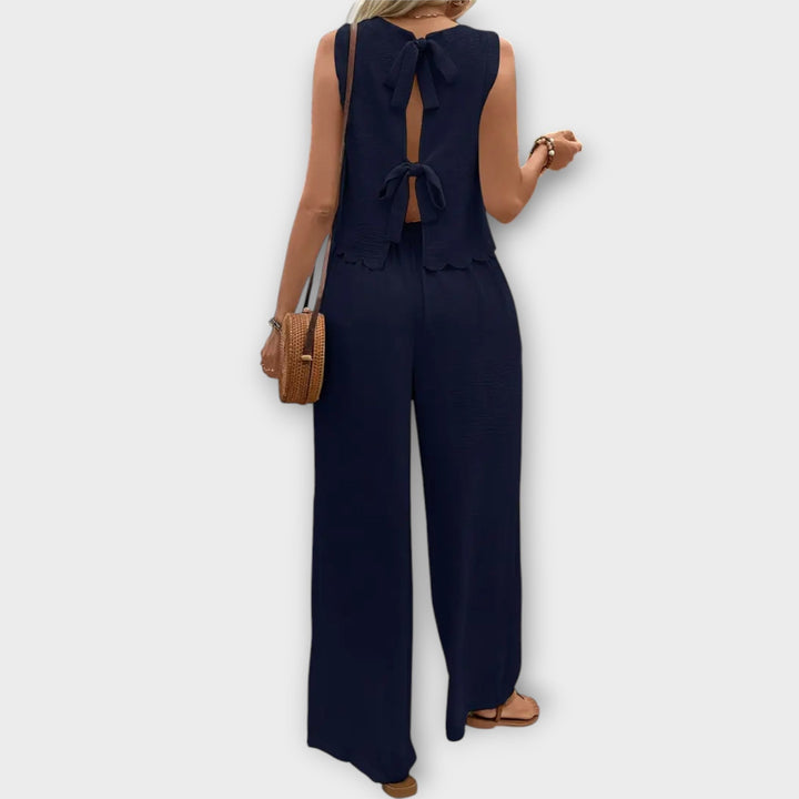 Leah - Effortless Luxe Two-Piece Set for Modern Simplicity