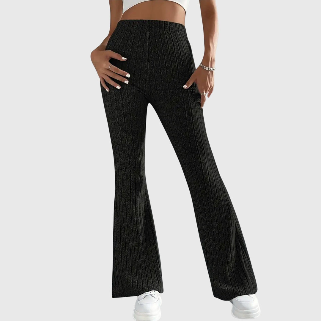 Rachel - Ribbed Flare Pants for Effortless Confidence