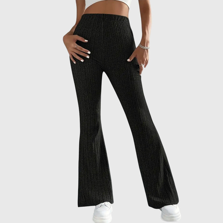 Rachel - Ribbed Flare Pants for Effortless Confidence