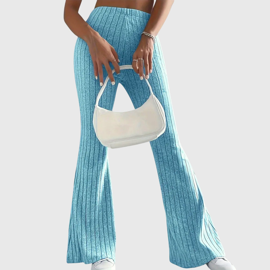 Rachel - Ribbed Flare Pants for Effortless Confidence