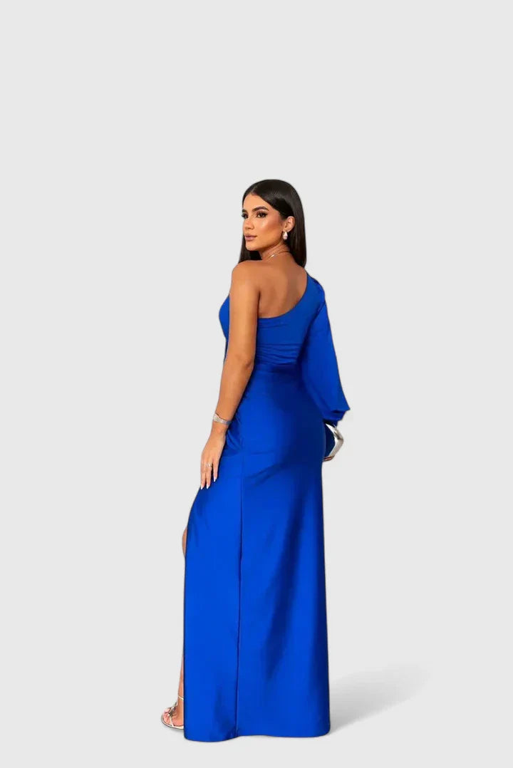 Hannah – Elegant One-Shoulder Maxi Dress for Unforgettable Evenings