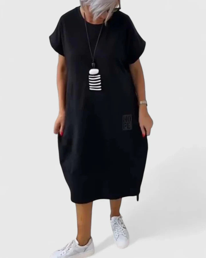 Alice – Comfortable Midi Dress for Effortless Everyday Ease