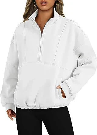 Chloe - Effortless Warmth Quarter-Zip Pullover
