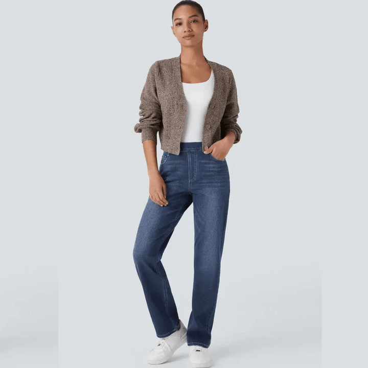Lois - High-Waisted ComfortFit Pants for Effortless Style