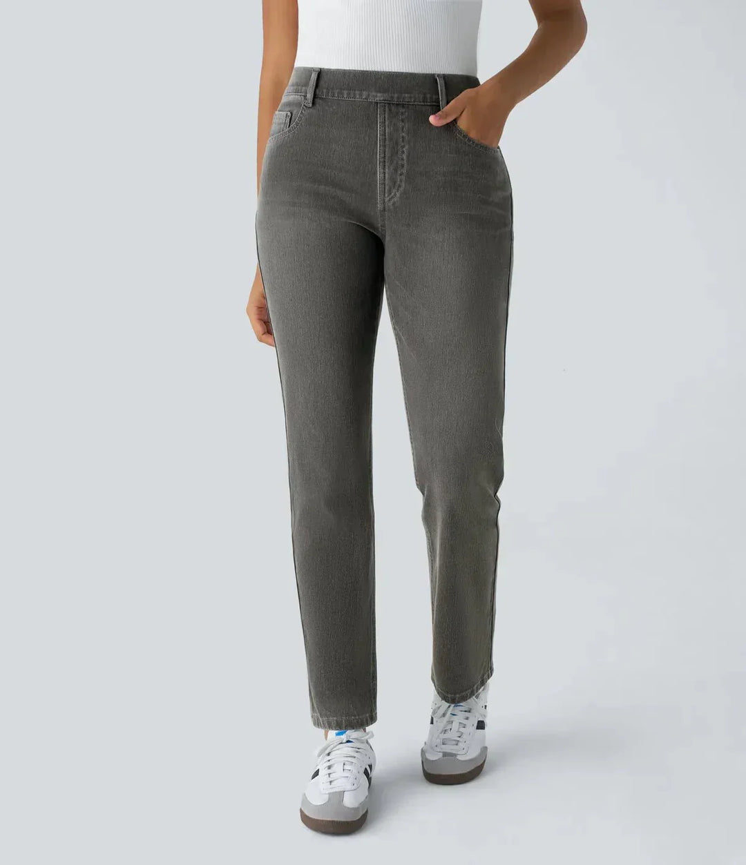 Lois - High-Waisted ComfortFit Pants for Effortless Style