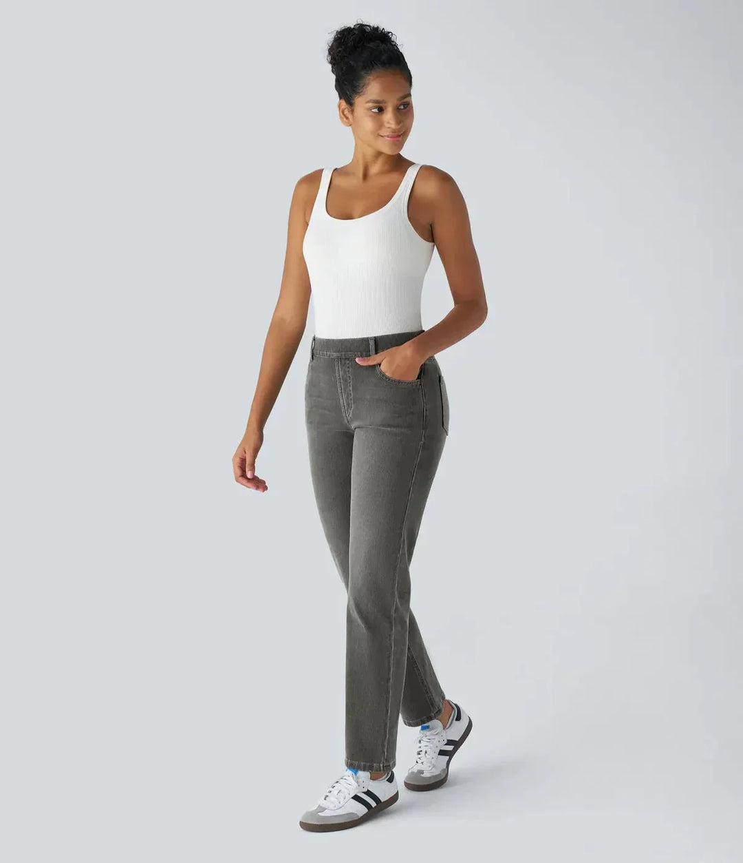 Lois - High-Waisted ComfortFit Pants for Effortless Style