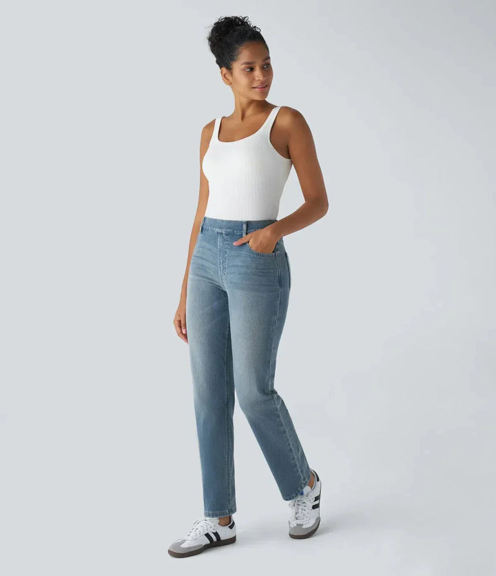 Lois - High-Waisted ComfortFit Pants for Effortless Style