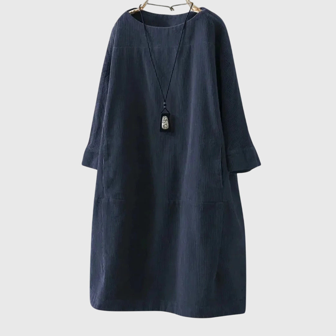 Beatrice – Relaxed Midi Dress for Timeless Everyday Elegance