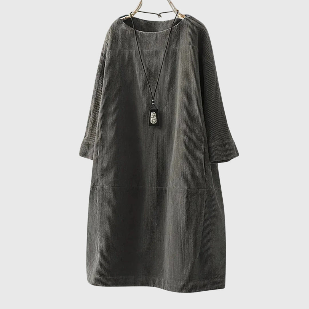 Beatrice – Relaxed Midi Dress for Timeless Everyday Elegance