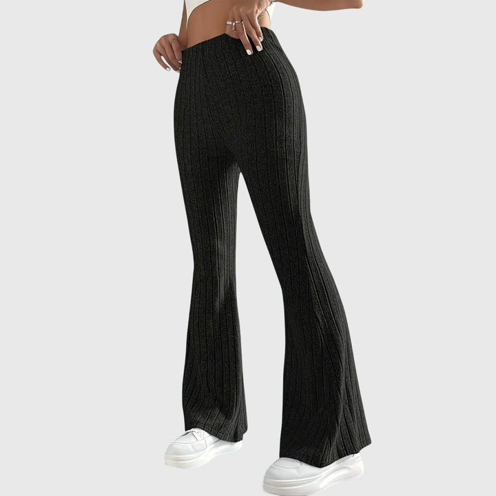 Rachel - Ribbed Flare Pants for Effortless Confidence