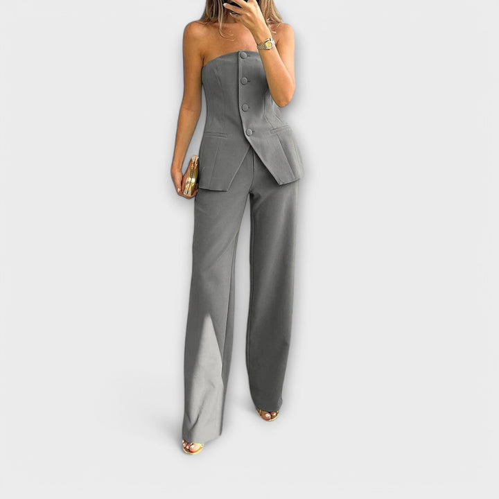 Gabrielle - Strapless Power Set for Modern Elegance